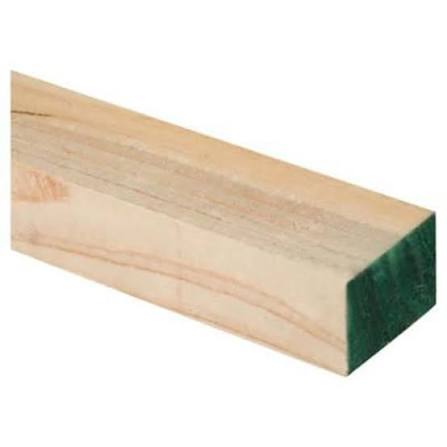 Alfajilla de pino semiduro sin cepillo 2" x 2" (47 x 47 mm) x 3.2 metros