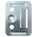 Accesorio metalico para instalación de tablilla plastica para pared (100 por paquete)