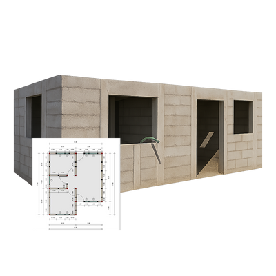CASA PREFABLOCK 42M2