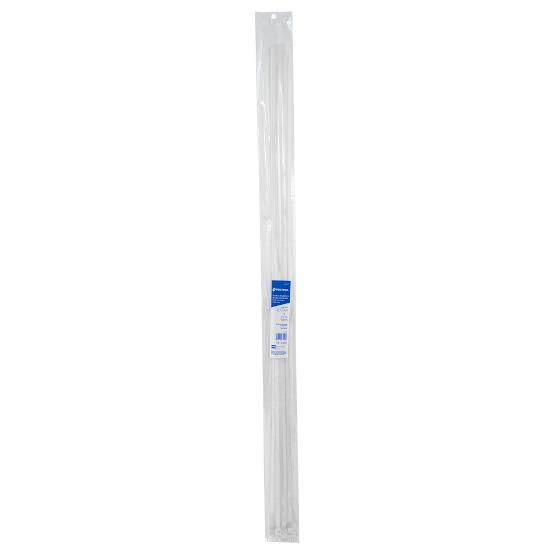 Amarra plastica 9 x 900 mm 175 libras blanca Volteck CIN-17590 / 48987 (10 por paquete)