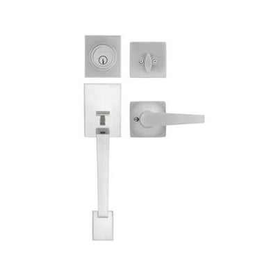 Cerradura principal con manija Cannes niquel satinado 15 Marsella Fanal 90490-005