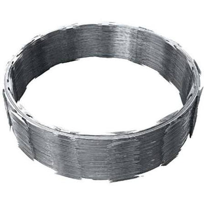 Alambre concertina navaja  acero inoxidable 18" x 8 metros