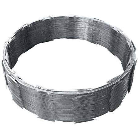 Alambre navaja concertina acero inoxidable 18" x 8 metros