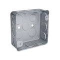 Caja EMT cuadrada 4" x 4" doble fondo (KO 1") UL