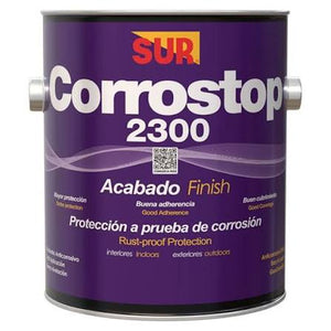 Acabado anticorrosivo satinado Corrostop 2300 cuarto Sur  (rojo oxido)