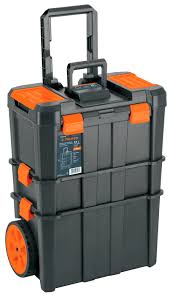 Caja para herramientas 19" x 25" 3 en 1 desmontable con ruedas Truper CHP-1925R / 102644