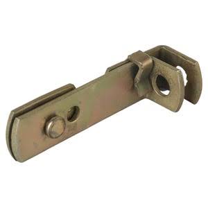 Aldaba soldable galvanizada 4" x 1" x 1/8" Grossor