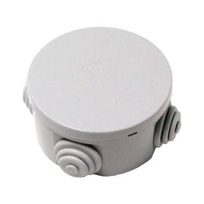 Caja plexo 4 entradas tipo cono (80 x 80 x 45 mm) IP54 gris Eagle 219-B