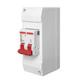 Breaker 2 polos 40A con caja para interior de parche