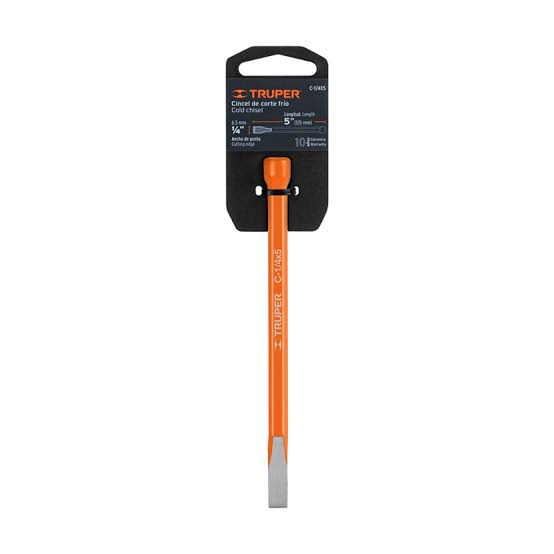 Cincel de corte frio 1/4" x 5" Truper C-1/4X5 / 12100