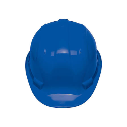 Casco de seguridad azul con ajuste de banda Pretul CAS-ZP / 25039