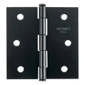 Bisagra cuadrada 3" cabeza plana negra Hermex