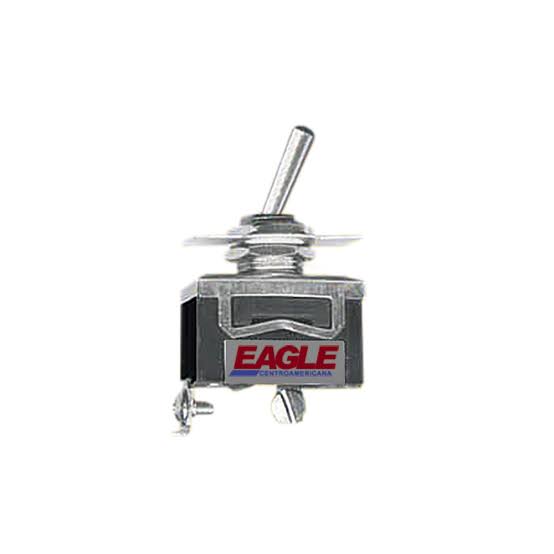 Apagador de palanca industrial SPST 15A 110V On/Off Eagle 4447