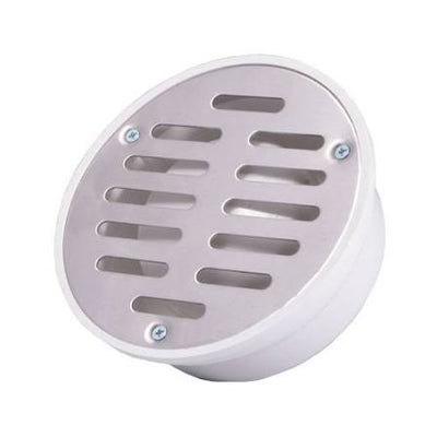 Drenaje redondo universal con rejilla de acero inoxidable salida de 50 - 75 - 100 mm (2" - 3" - 4") Coflex PC-102