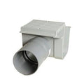 Angulo con salida de 3" y rejilla para canal peatonal A15 de PVC Durman 9015221