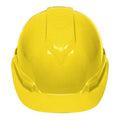 Casco de seguridad amarillo con ajuste de perilla 8 puntos ZIRCWJA