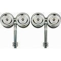 Carrito para riel de porton con perno 450 libras (225 libras por rodin) National Hardware N112-185 (2 por paquete)