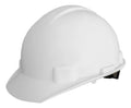 Casco de seguridad blanco con ajuste de perilla 8 puntos ZIRCWBC