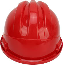Casco de seguridad rojo con ajuste de perilla 8 puntos ZIRCWRO