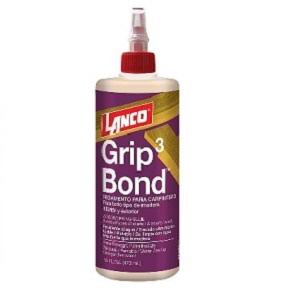 Cola para madera Grip Bond 3 amarilla 1/32 galon Lanco WA505-8