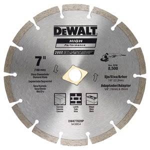 Disco de corte diamantado segmentado 7" Dewalt DW47702HP