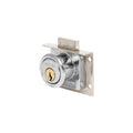 Cerradura para mueble con cilindro de 27.7 cm accion vertical cromo Hermex CM-24C / 43557