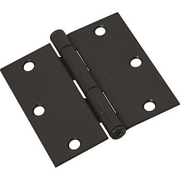Bisagra de puerta 3” x 3" negro mate 512 National Hardware N830-424