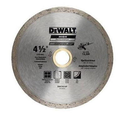 Disco de corte diamantado continuo 4-1/2" Dewalt DW47451HP