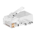 Conector Modular Ethernet RJ45 CAT6 (6 por paquete)