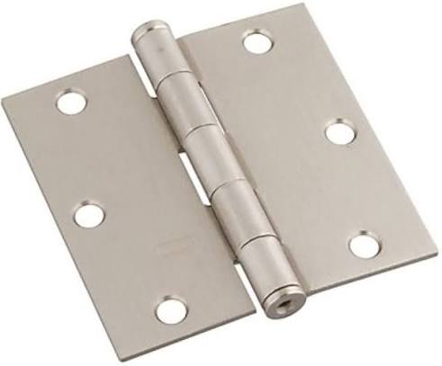 Bisagra de puerta 3” x 3" níquel satinado 512 National Hardware N830-250