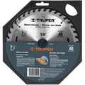 Disco para sierra circular corte madera 7-1/4" 24T Truper ST-724 / 18300
