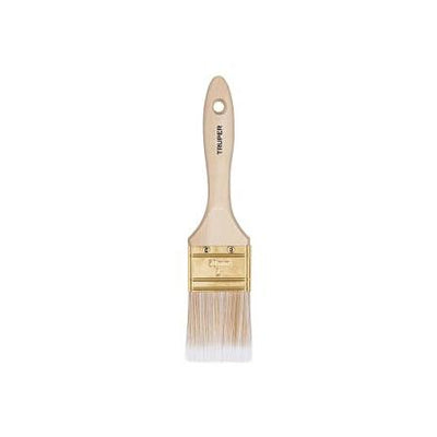 Brocha con mango de madera de cerda sintentica 2" Truper