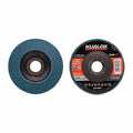 Disco abrasivo flap de zirconio 4-1/2" x 22.2 mm grano 100 Kualox KX-DF004