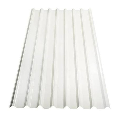Lamina techo #26 rectangular esmaltada blanca 0.46 mm x 1.06 x 1.83