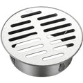 Drenaje redondo metalico salida 38 mm (1-1/2") cromo
