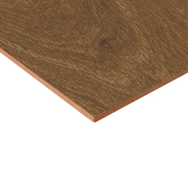 Ceramica para piso y pared estilo madera mate Lionel Nogal 20.5 x 61.5