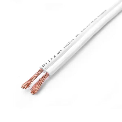 Cable SPT 2 x 18 Blanco metros