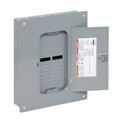 Centro de carga 12 espacios 125A NEMA1 con tapa combinada Square D QO112L125PGC