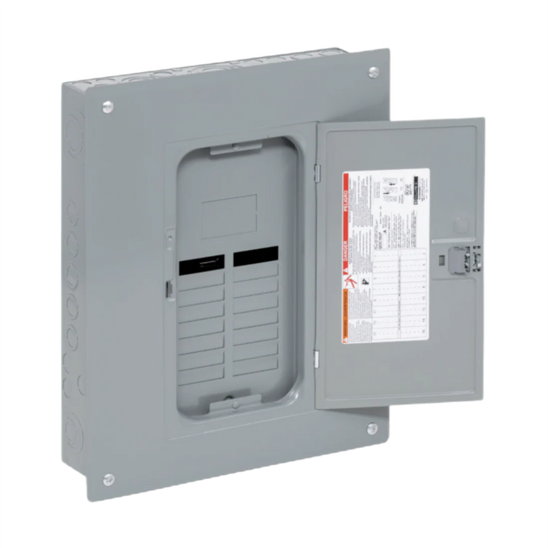 Centro de carga 12 espacios 125A NEMA1 con tapa combinada Square D QO112L125PGC