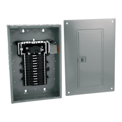 Centro de carga 24 espacios 125A NEMA1 UL con tapa combinada Square D QO124L125PGC